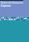 Materials Research Express雜志封面